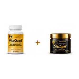 combo 1 vitaquad + shilajit (30g)