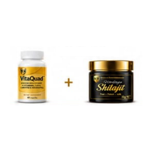 combo 2 vitaquad + shilajit (50g)